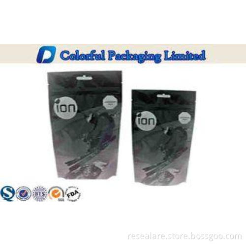 Food Tear Notch Custom Printed Resealable Stand up Pouches